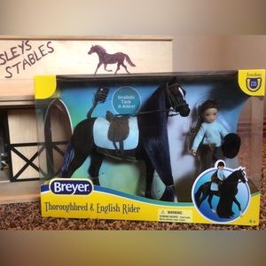 New Breyer thoroughbred & English rider